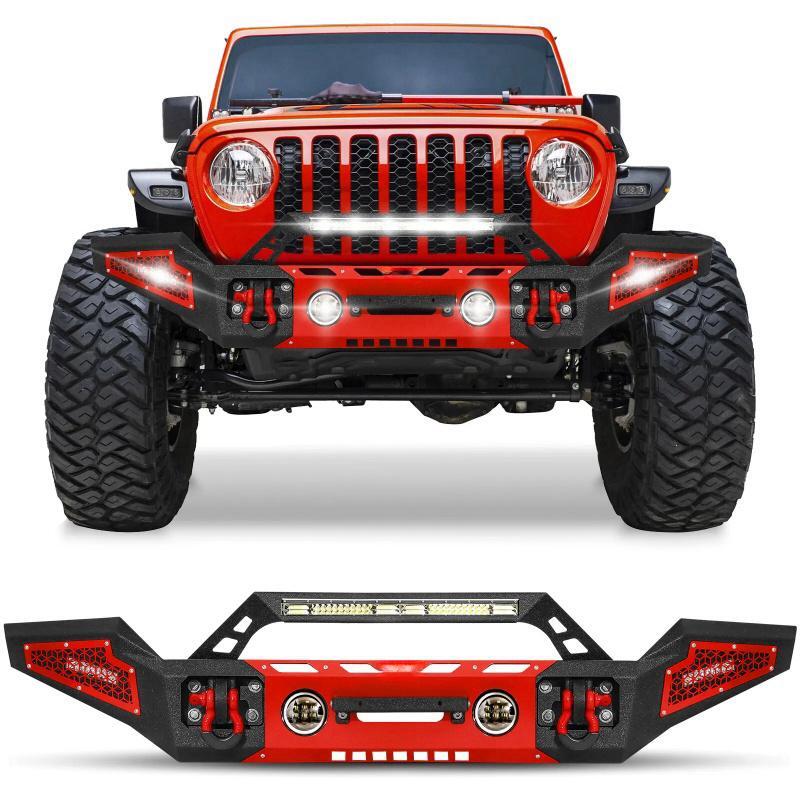 Load image into Gallery viewer, Front Bumper For 20-24 Jeep Gladiator JT w/Winch Plate
