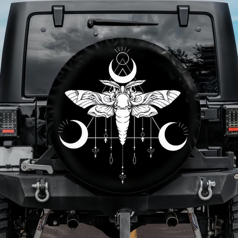 Load image into Gallery viewer, Celestial Moth Spare Tire Cover
