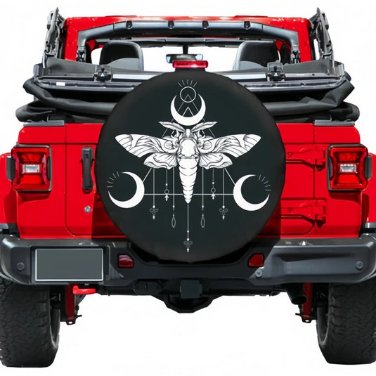 Celestial Moth Spare Tire Cover