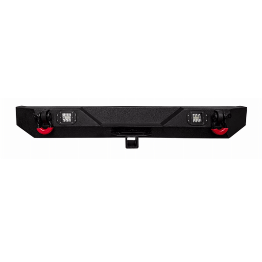 Rear Bumper W/Winch Plate&Lights For 97-06 Jeep Wrangler TJ