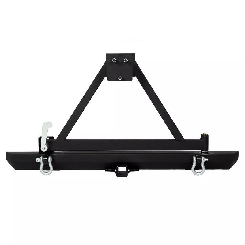 Load image into Gallery viewer, Rear Bumper with Tire Carrier &amp; D-Ring  For 87-96 YJ Jeep Wrangler
