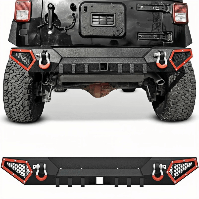 Load image into Gallery viewer, Front / Rear Bumper Combo Fits 07-18 Jeep Wrangler JK Unlimited w
