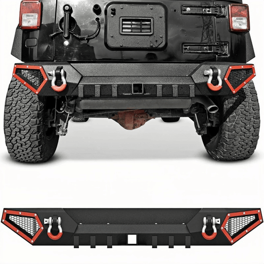 Front / Rear Bumper Combo Fits 07-18 Jeep Wrangler JK Unlimited w