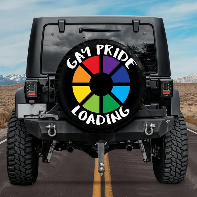 Gay Pride Tire Cover