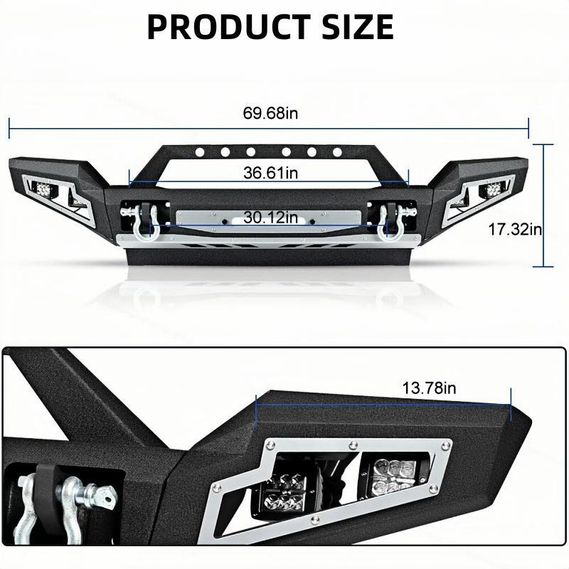 Load image into Gallery viewer, Pathmods Front Bumper with LED Lights Fits 07-18 Jeep Wrangler JK
