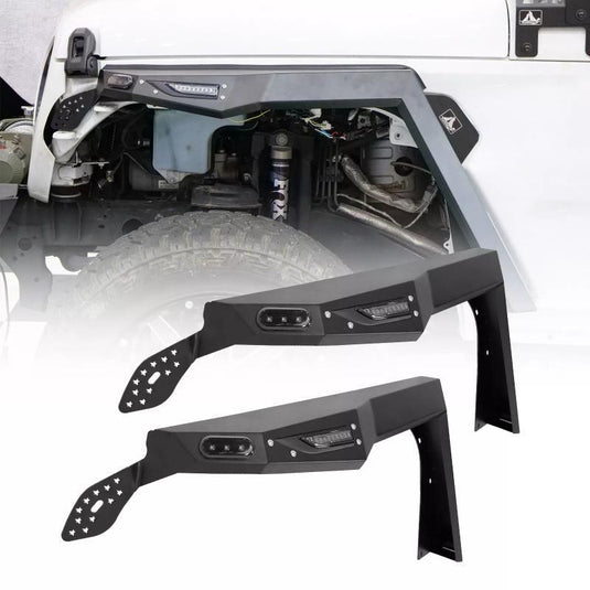 Front Fender Flares for 18-23 Jeep Wrangler JL JLU