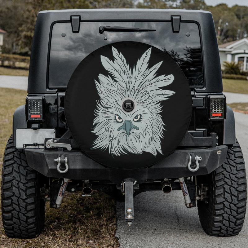 Load image into Gallery viewer, Harpy Eagle Bird Spare Tire Cover Thickening Leather Universal
