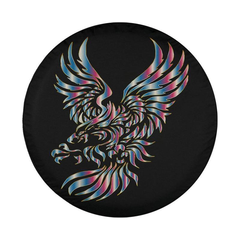 Load image into Gallery viewer, Colorful EagleHawk Bird Spare Tire Cover Thickening Leather Universal
