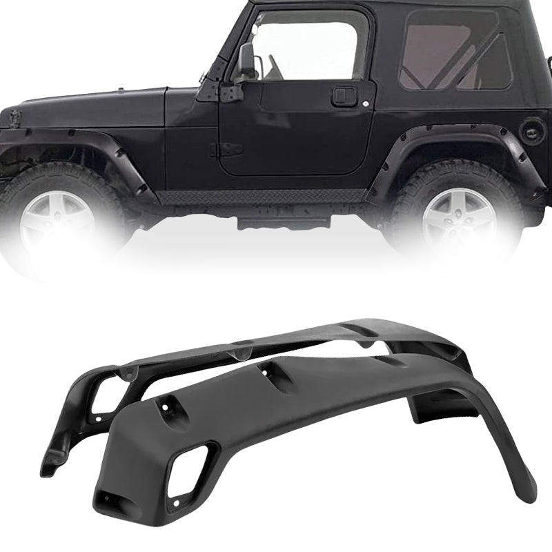 Load image into Gallery viewer, Fit For 97-06 Jeep Wrangler TJ Pocket Extended Fender Flares Kit
