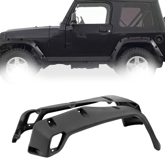 Fit For 97-06 Jeep Wrangler TJ Pocket Extended Fender Flares Kit