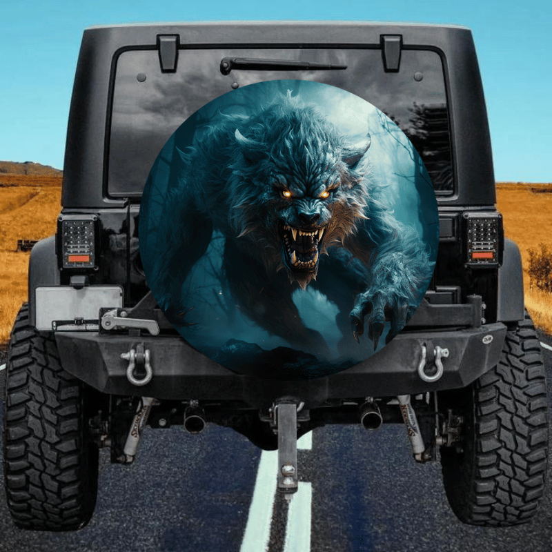 Load image into Gallery viewer, Werewolves 2 spare tire cover thickened leather universal
