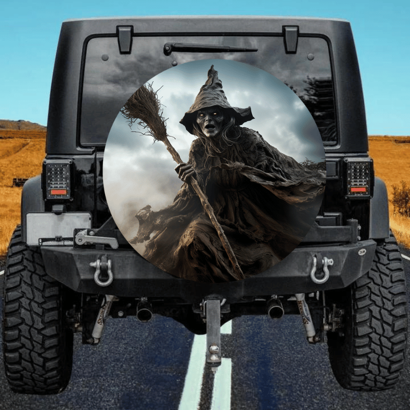 Load image into Gallery viewer, Witch 7 spare tire cover thickened leather universal
