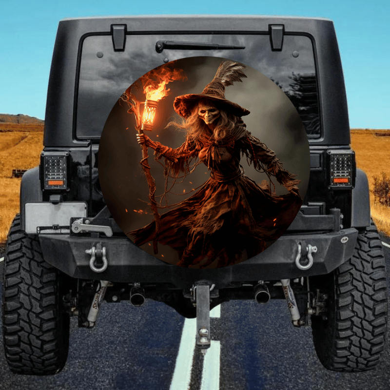 Load image into Gallery viewer, Witch spare tire cover thickened leather universal
