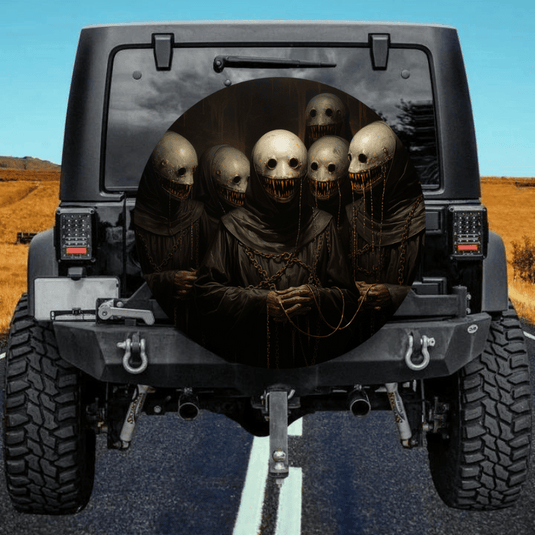 Sinister Smiles spare tire cover thickened leather universal