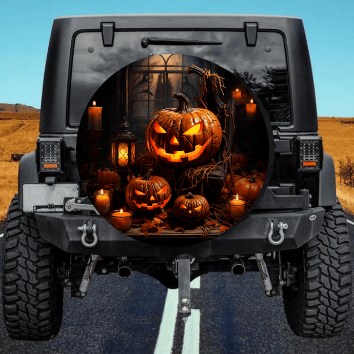 Pumpkin 3 spare tire cover thickened leather universal