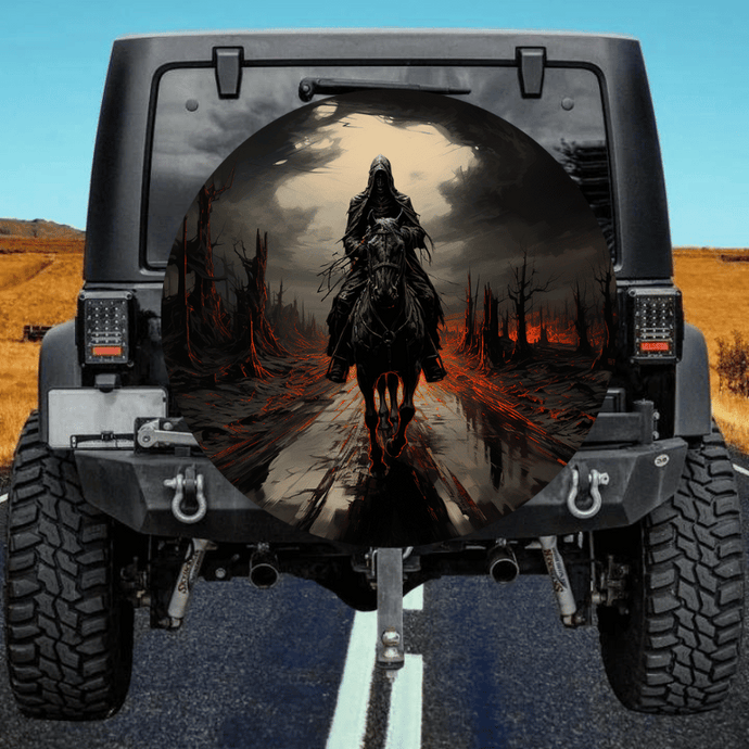 Horsemen spare tire cover thickened leather universal