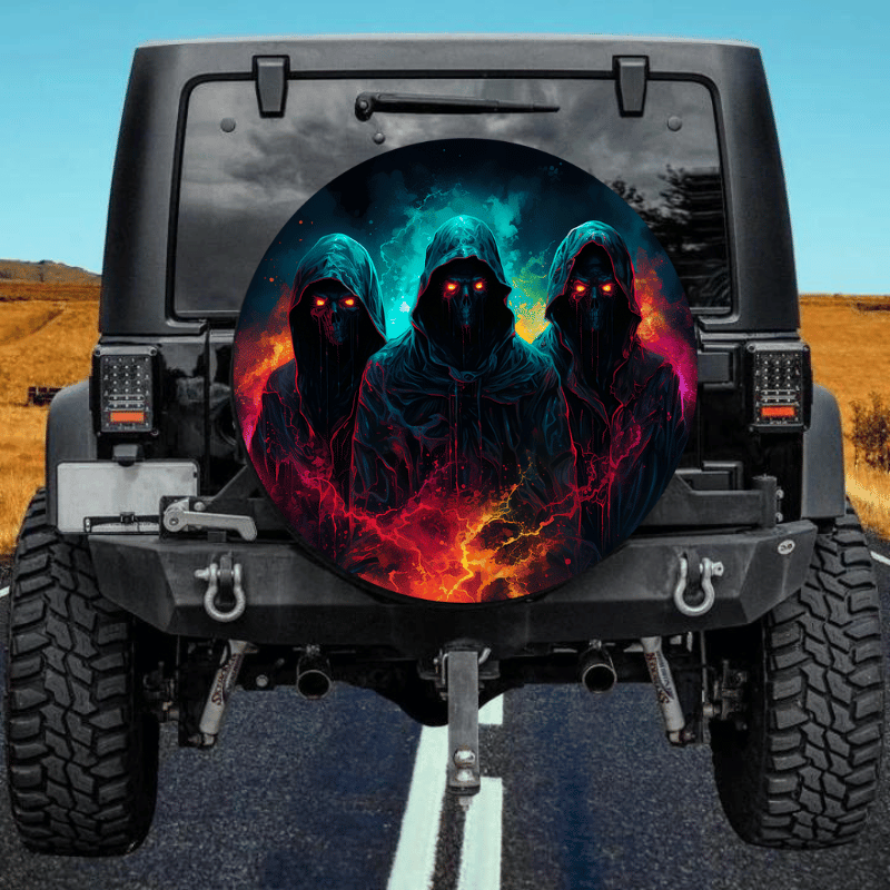 Load image into Gallery viewer, Wraiths 2 spare tire cover thickened leather universal
