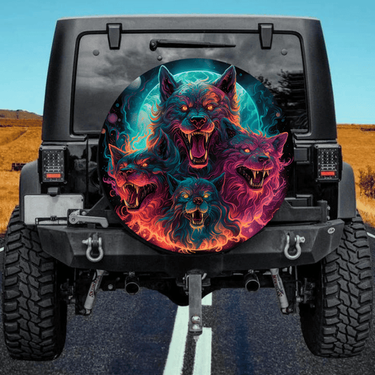 Werewolf 2 spare tire cover thickened leather universal