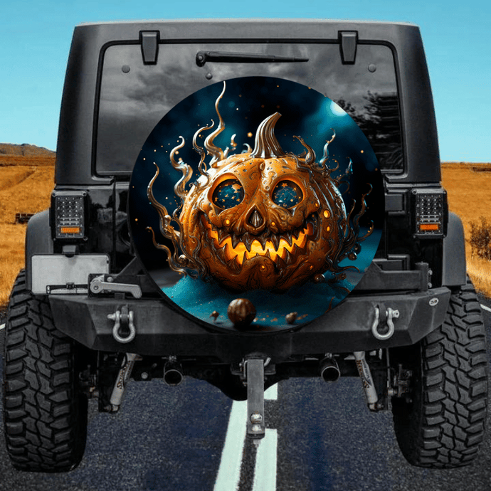 Pumpkin 7 spare tire cover thickened leather universal