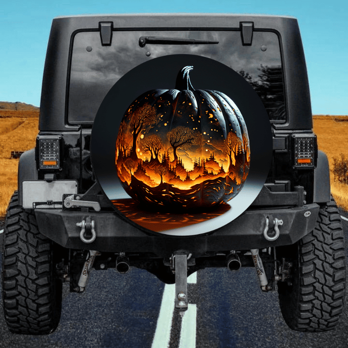 Pumpkin 6 spare tire cover thickened leather universal