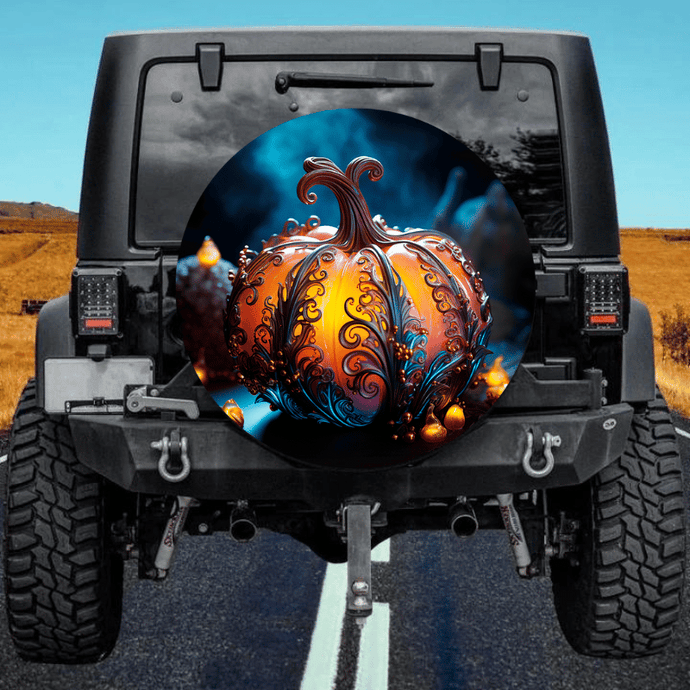 Pumpkin 4 spare tire cover thickened leather universal