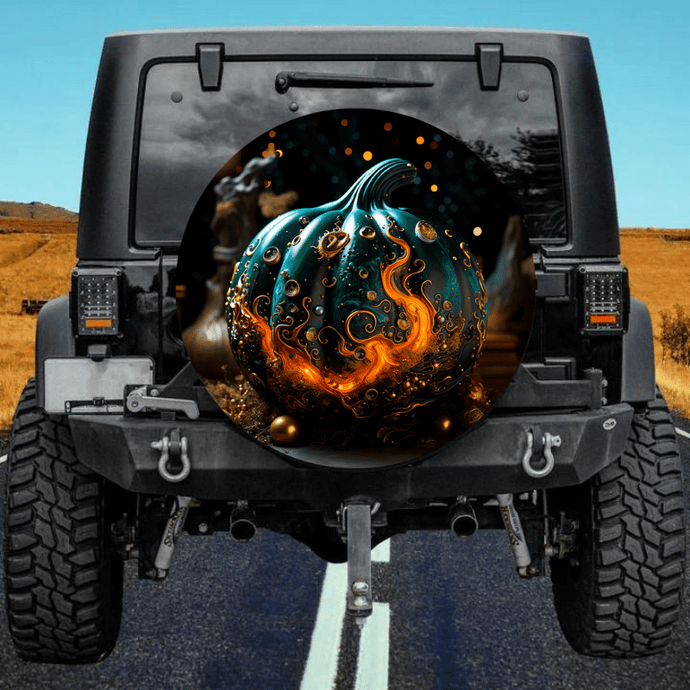 Pumpkin 3 spare tire cover thickened leather universal