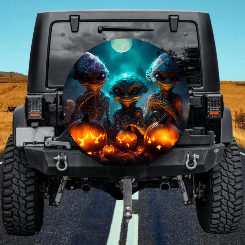 Load image into Gallery viewer, Aliens spare tire cover thickened leather universal
