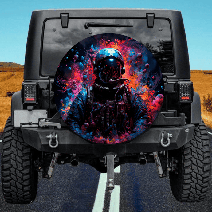 Space spare tire cover thickened leather universal