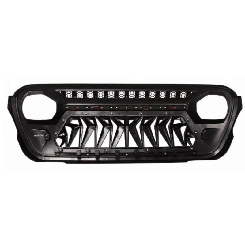 Load image into Gallery viewer, Shark Grille Bumper Grill w/ LED Lights  For 20-24 Jeep Gladiator JT
