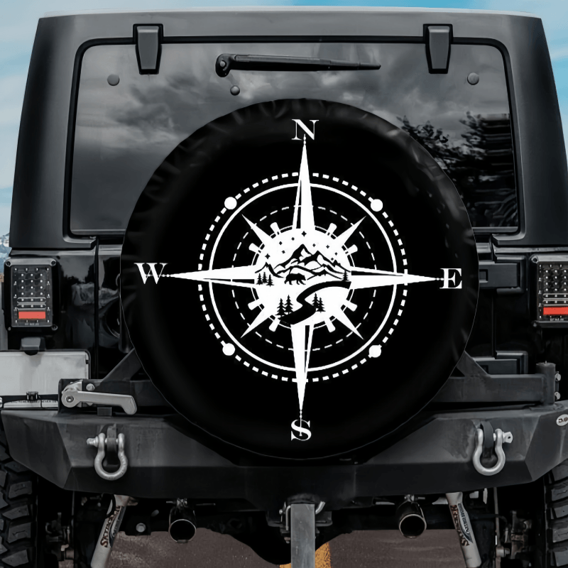 Load image into Gallery viewer, Camping Compass Spare Tire Cover
