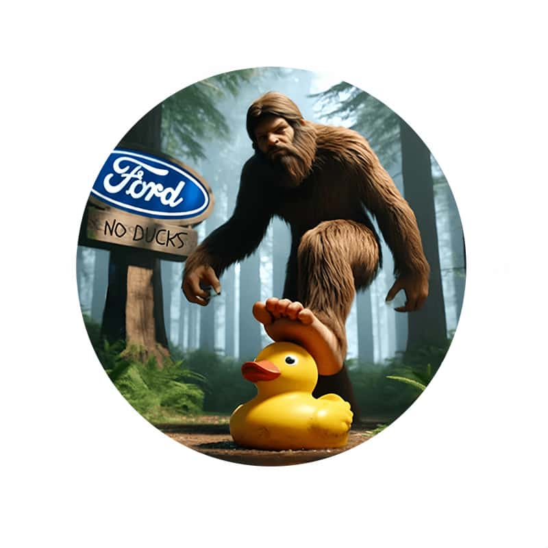 Load image into Gallery viewer, Bigfoot and Rubber Duck Spare Tire Cover
