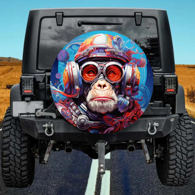 Load image into Gallery viewer, Space Monkeys Spare Tire Cover
