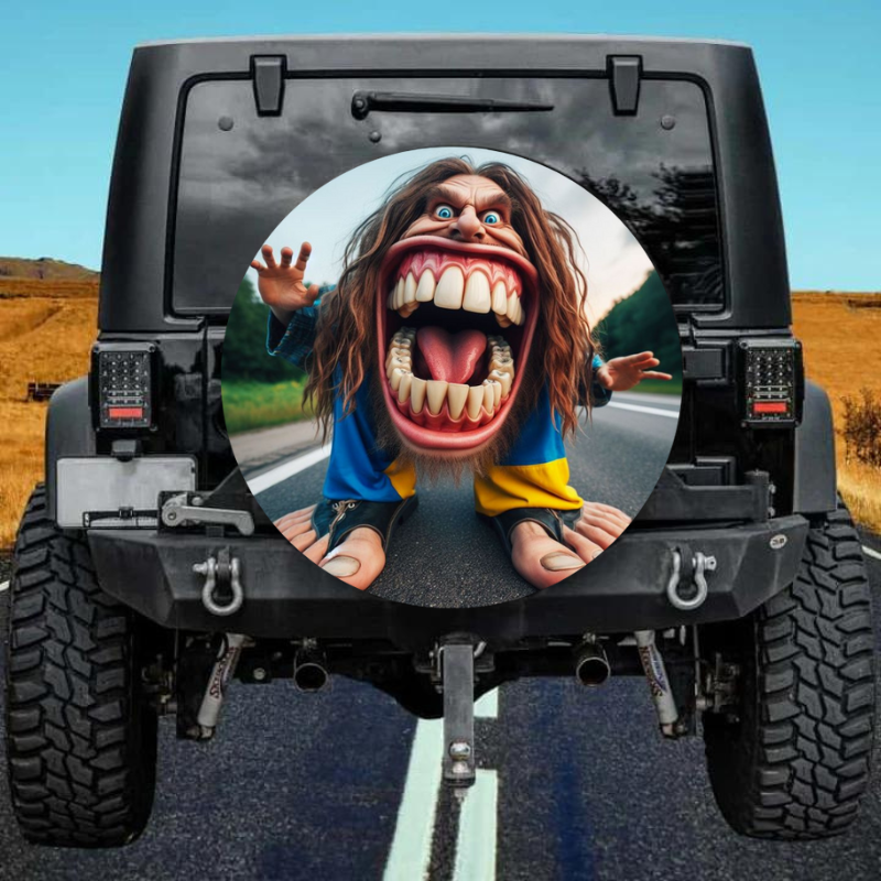 Load image into Gallery viewer, Big Mouth spare tire cover thickened leather universal
