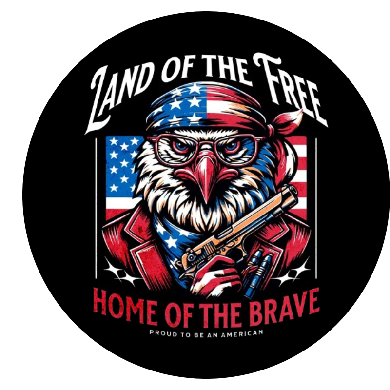 Load image into Gallery viewer, Land of the Free Home of the Brave Design
