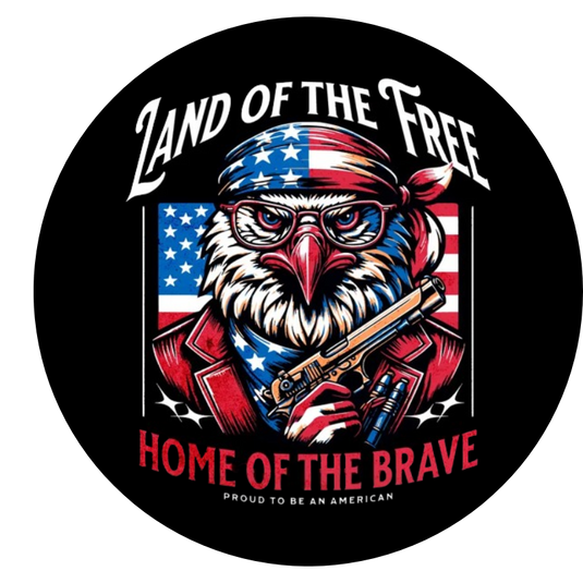 Land of the Free Home of the Brave Design