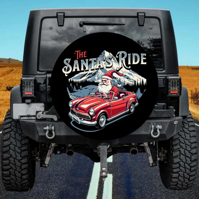 The Santa's Ride Spare Tire Cover Thickening Leather Universal