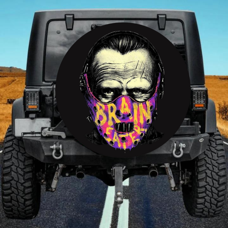 Load image into Gallery viewer, Halloween Hannibal spare tire cover thickened leather universal
