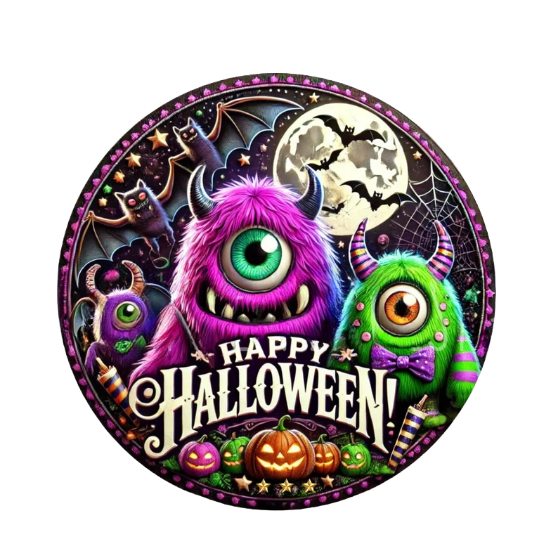 Load image into Gallery viewer, Happy Halloween spare tire cover thickened leather universal
