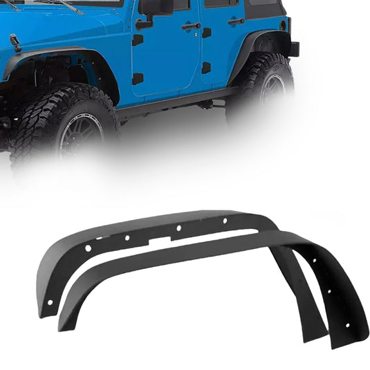 Fender Flares Flat Style for 07-18 Jeep Wrangler JK