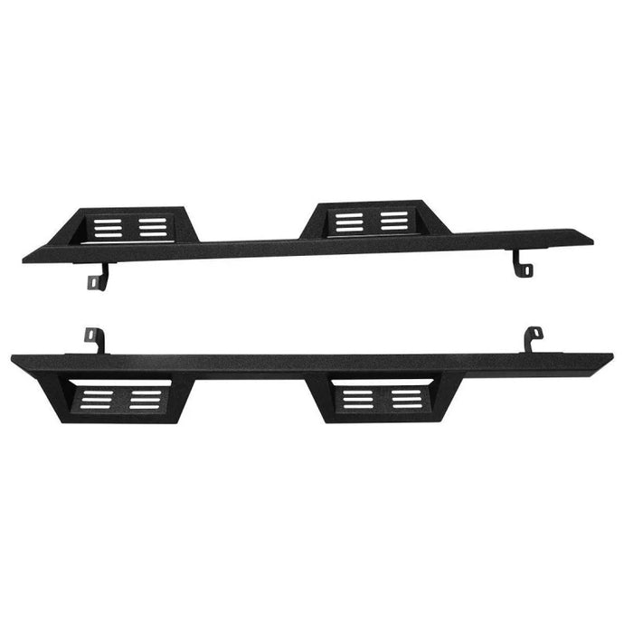 Running Boards Side Steps Fits for 07-18 Jeep Wrangler JK 4-Door Black