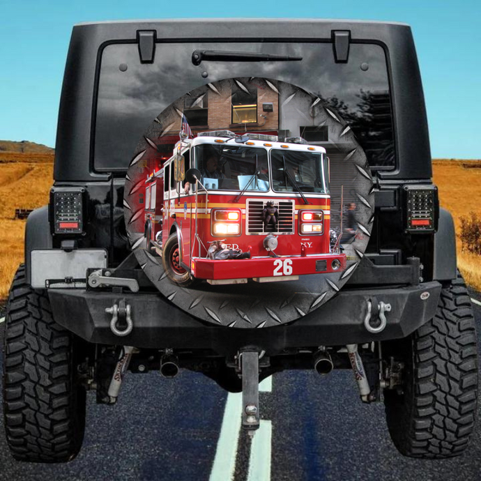 Firefighter 22 spare tire cover thickened leather universal