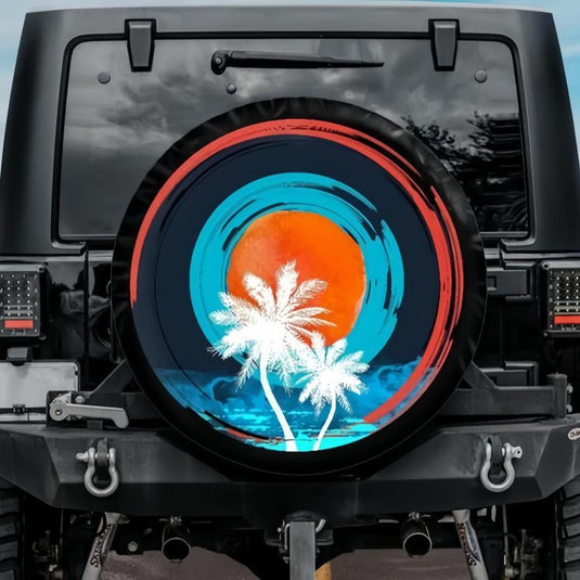 PathMods Palm Trees Spare Tire Cover