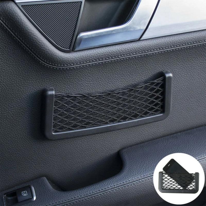 Load image into Gallery viewer, Car Elastic Mesh Storage Phone Holder Accessories Universal
