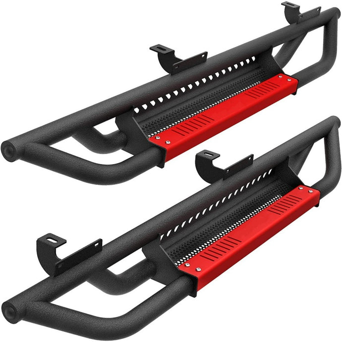 Running Boards builts for 07-18 Jeep Wrangler JK 2 Door Nerf Bars