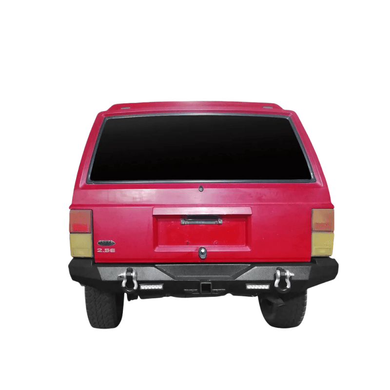 Load image into Gallery viewer, Rear Bumper w/ Floodlight &amp; D-Ring  Hitch Receiver For Jeep Cherokee XJ 1984-2001
