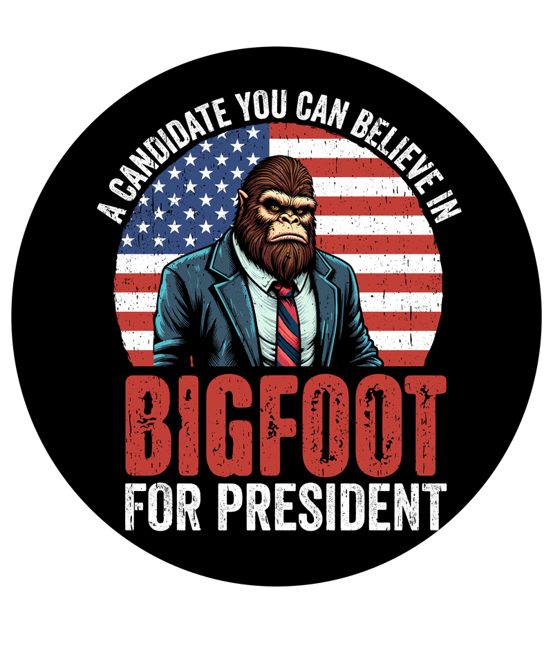 Load image into Gallery viewer, Bigfoot For president Spare Tire Cover
