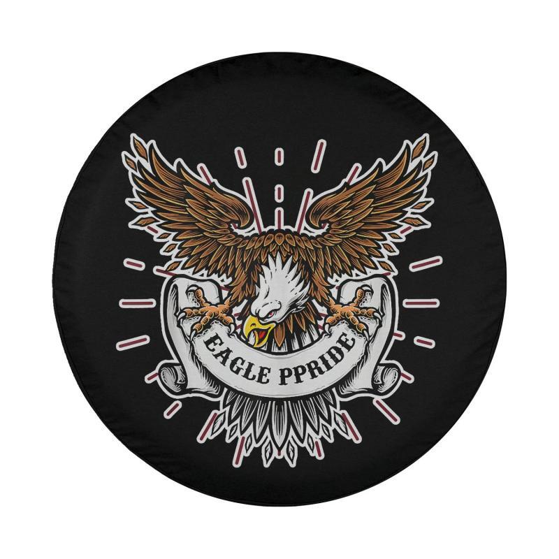 Load image into Gallery viewer, Eagle Pride Birds Of Prey Eagle Spare Tire Cover Thickening Leather Universal
