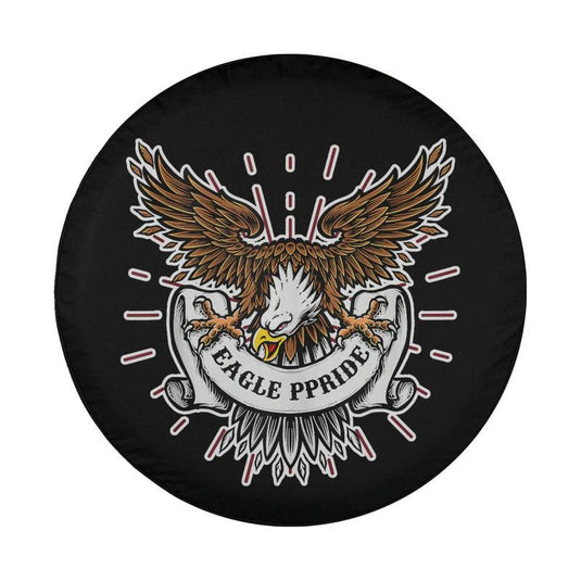 Eagle Pride Birds Of Prey Eagle Spare Tire Cover Thickening Leather Universal