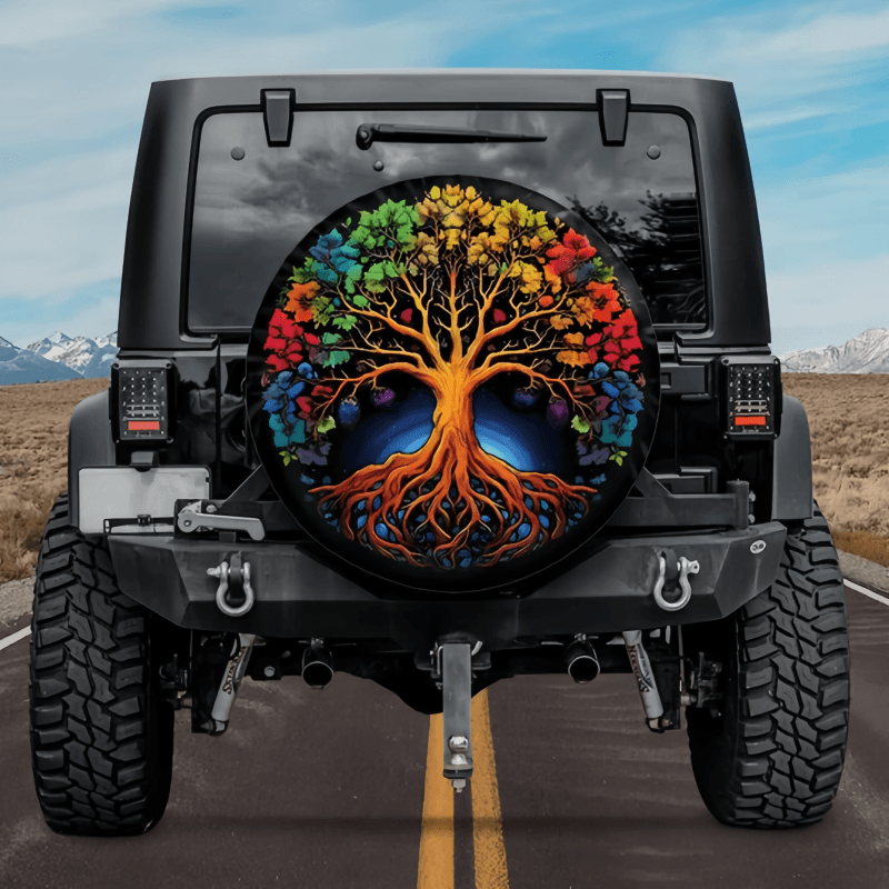 Load image into Gallery viewer, Tree of Life Spare Tire Cover
