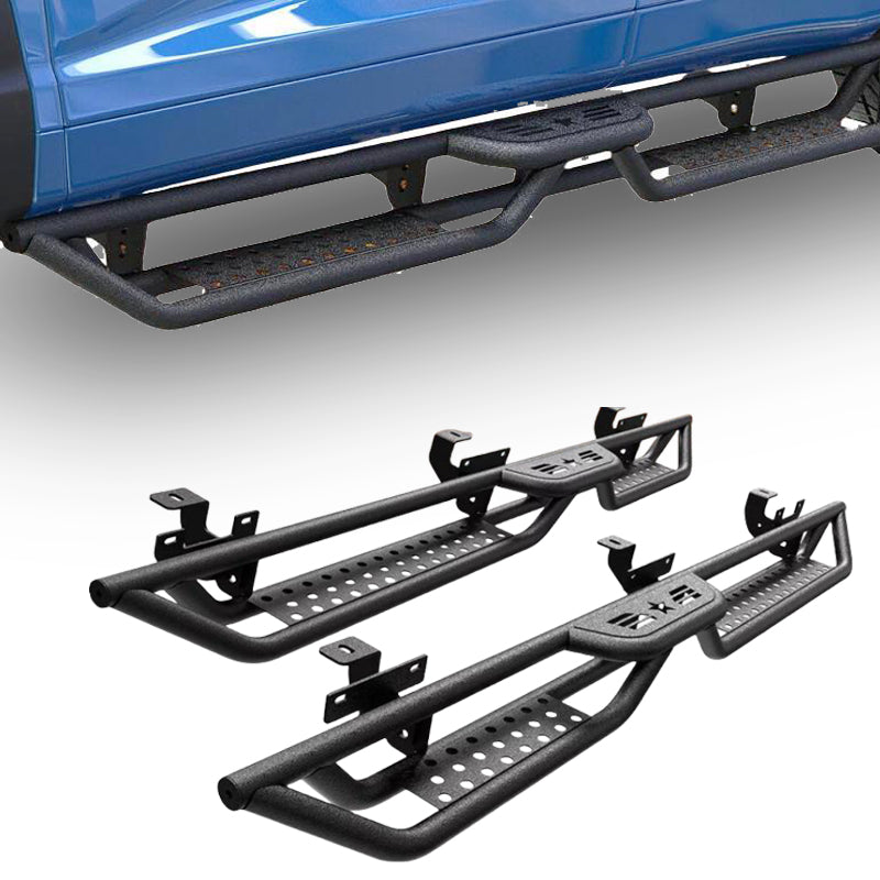 Load image into Gallery viewer, Armor Running Boards For 18-24 Jeep Wrangler JL 4 Door
